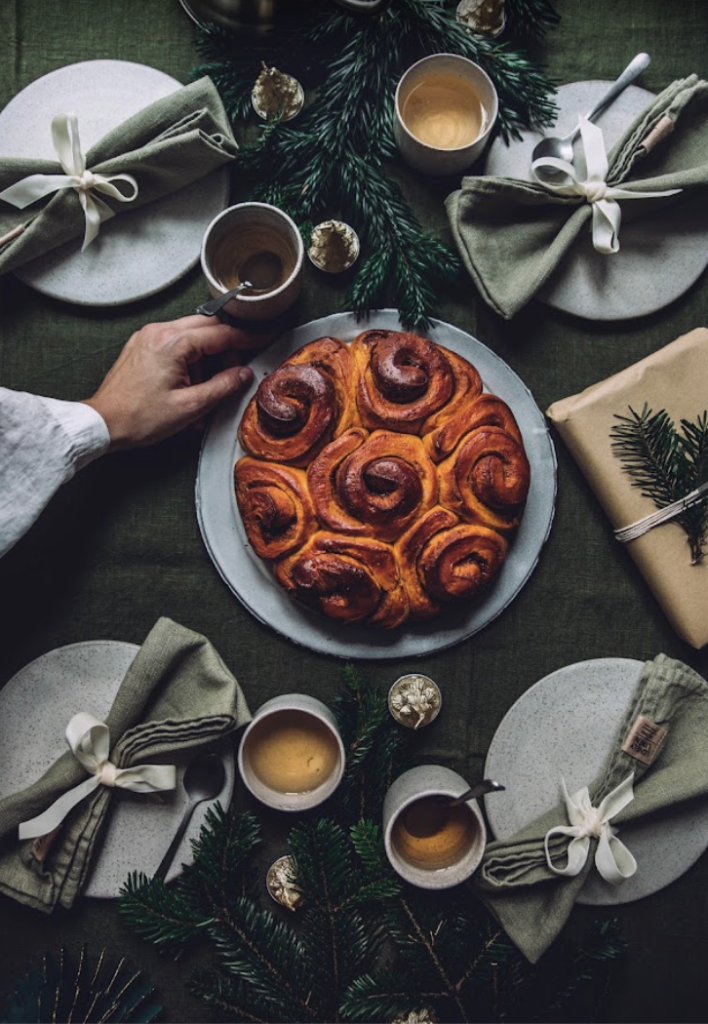 Brioche au potiron recette Noël photographe culinaire Lyon 